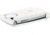 Marathon Travel Alarm Clock w/ Calendar and Temperature, White, 2.5in x .5in x 3in, CL030023-WH-SV-NA