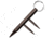 Master Cutlery Ninja Key Chain 6" Overall 3101