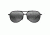Maui Jim Alelele Bridge Aviators  Sunglasses,Gloss Black,Neutral Grey Lens 438-02
