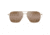 Maui Jim Beaches Polarized Aviator Sunglasses, Satin Gold Frame, HCL Bronze Lens, Satin Gold H541-16A
