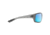 Maui Jim Big Wave Wrap  Sunglasses,Translucent Matte Grey,Blue Hawaii Lens B440-11M