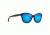 Maui Jim Canna Polarized Cat Eye  Sunglasses,Gloss Black,Blue Hawaii Lens B769-02