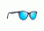 Maui Jim Cathedrals Polarized Classic  Sunglasses,Blue Black Stripe,Blue Hawaii Lens B782-03S