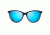 Maui Jim Cathedrals Polarized Classic  Sunglasses,Blue Black Stripe,Blue Hawaii Lens B782-03S