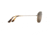 Maui Jim Cook Pines Polarized Aviator  Sunglasses,Gold,HCL Bronze Lens HS774-16