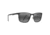Maui Jim Cut Mountain Polarized Square Sunglasses, Black Frame, Neutral Grey Lens, Black 532-2M