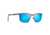 Maui Jim Cut Mountain Polarized Square Sunglasses, Grey Frame, Blue Hawaii Lens, Grey B532-14