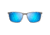 Maui Jim Cut Mountain Polarized Square Sunglasses, Grey Frame, Blue Hawaii Lens, Grey B532-14