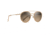 Maui Jim Even Keel Polarized Round Sunglasses, Gold w/ S&amp;stone Frame, HCL Bronze Lens, Gold w/ S&amp;stone HS534-22