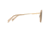 Maui Jim Even Keel Polarized Round Sunglasses, Gold w/ S&amp;stone Frame, HCL Bronze Lens, Gold w/ S&amp;stone HS534-22