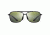 Maui Jim Kaupo Gap Polarized Aviator  Sunglasses,Matte Black,Maui HT Lens HT437-2M