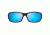Maui Jim Monkeypod Polarized Wrap  Sunglasses,Matte Black,Blue Hawaii Lens B441-2M