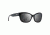 Maui Jim Plumeria Polarized Cat Eye  Sunglasses,Gloss Black,Neutral Grey Lens GS768-02