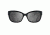Maui Jim Plumeria Polarized Cat Eye  Sunglasses,Gloss Black,Neutral Grey Lens GS768-02