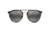 Maui Jim Sunny Days Polarized Round Sunglasses, Grey Horn Frame, Neutral Grey Lens, Grey Horn 529-14H