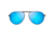 Maui Jim Swinging Bridges Unisex Sunglasses,Brushed Dark Gunmetal Frame,Polarized,Blue Hawaii Lens, B787-02C