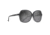 Maui Jim Taro Polarized Square Sunglasses - Women's, Translucent Grey Frame, Neutral Grey Lens, Translucent Grey GS795-11
