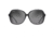 Maui Jim Taro Polarized Square Sunglasses - Women's, Translucent Grey Frame, Neutral Grey Lens, Translucent Grey GS795-11