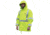 MCR Safety 598RJHX2 Luminator Breathable Poly/PU Class 3 Jacket, Fluorescent Lime, 2X, 598RJHX2