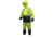 MCR Safety 598SJHM Luminator Breathable Poly/PU Class 3 Jacket, Fluorescent Lime, M, 598SJHM