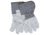 MCR Safety A Shoulder Leather Split Leather Palm Work Gloves, 3/4 Leather Back, 4.5in Plasticized Gauntlet Cuff, Gray, Large, 1414A