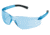 MCR Safety BearKat BK2 Series Safety Glasses, Soft Non-Slip Temple, Light Blue, One Size, BK213