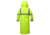 MCR Safety Big Jake 2 PVC/Meta-Aramid Flame Resistant Rain Coat, ANSI Class 3 Hi-Vis Standard, HRC2/CAT2, ARC Rating ATPV 11 cal/cm2, Fluorescent Lime, XL, BJ238CHXL