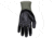MCR Safety Cut Pro 13 Gauge Kevlar and Synthetic Shell Cut Resistant Work Gloves, APG Coated Palm and Fingertips, Black/Green, X - Large, 9379ARCXL