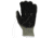 MCR Safety Cut Pro Hero 7 Gauge Regular Weight Shell Cut Resistant Work Gloves with Leather Palm, Black, Small, 93861S