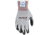MCR Safety Cut Pro Ninja BNF Cut Resistant Work Gloves, 15 Gauge Dyneema Diamond Technology, NFT Coated Palm and Fingertips, Black/Gray, Medium, N9676DTM