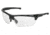 MCR Safety Dominator DM3, Black Frame, Black TPR, Max6 Anti-Fog Lens Coating, Clear, One Size, DM1330PF