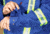 MCR Safety Flame Resistant Deluxe Coverall with Reflective Stripes, 88% Cotton 12% Nylon, Royal Blue, 42 TALL, DC4B42T