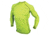 MCR Safety FlexTuff Thermal Long Sleeve Shirt, Stretch, Flat Sewn Seams, Lime, 3X, LFTU708X3