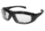 MCR Safety HDX1 Series Safety Glasses, MAX6 Anti-Fog Coating, Removable Elastic Strap, Clear, One Size, HDX110PF