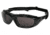 MCR Safety HDX1 Series Safety Glasses, MAX6 Anti-Fog Coating, Removable Elastic Strap, Gray, One Size, HDX112PF