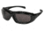 MCR Safety HDX1 Series Safety Glasses, MAX6 Anti-Fog Coating, Removable Elastic Strap, Gray, One Size, HDX112PF