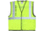 MCR Safety Luminator Series Hi Vis Reflective Lime Safety Vest w/Sheriff Logo, 2XL, VCL2MLSHFX2