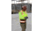 MCR Safety Hi Vis Reflective Safety Vest, ANSI Type R Class 2, 4in Silver Stripes, Zipper Front Closure, Fluorescent Lime, 5X, WCCL2MLSZX5