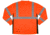 MCR Safety Hi Vis Safety Work T-Shirts, Soft Poly Birdseye Mesh, Long Sleeve and Tagless Design, ANSI 107 Type R Class 3, Fluorescent Orange, 3X, LSTSCL3MOX3