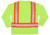 MCR Safety Hi Vis Safety Work T-Shirts, Soft Poly Jersey Knit, Long Sleeve and Tagless Design, ANSI 107 Type O Class 1, Fluorescent Lime, Lime, XL, LTS1LXL