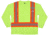 MCR Safety Hi Vis Safety Work T-Shirts, Soft Poly Jersey Knit, Long Sleeve and Tagless Design, ANSI 107 Type O Class 1, Fluorescent Lime, Lime, XL, LTS1LXL