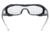 MCR Safety HL1 Series Safety Glasses, Anti-Fog Lens, Non-Slip TPR Temples and Nose Piece, Extended Brow Guard, Clear, One Size, HL110AF