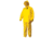 MCR Safety Hydroblast Series 2 Piece Hydroblasting Rain Suit, Jacket, Attached Hood and Bib Pants, .35mm PVC/Poly, Limited Flammability, Yellow, M, FRHBS100M