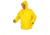 MCR Safety Hydroblast Series Rain Jacket, Attached Hood and Bib Pants, .35mm Neoprene/Nylon Rain, Yellow, M, 8402M