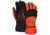 MCR Safety Insulated Mechanics Gloves, 100 gram Thinsulate, Cut Resistant Lining, MAXGrid Material Palm, Inner Elastic Snow and Ice Cuff, Black/Hi-Vis Orange, Large, 982L