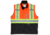MCR Safety Luminator Break Away Body Warmer, ANSI Class 2 &amp; CSA Class 2, Water Resistant, Insulated, Fleece Liner, Fluorescent Orange, L, BWCCS2SBOL