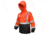 MCR Safety Luminator Breathable Poly/PU Class 3 Jacket, Silver Reflective, Fluorescent Orange, L, 591SJHL