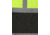 MCR Safety Luminator Hi Vis Lightweight Rain Jacket, Poly/PU, Detachable Hideaway, Hood with Drawstring, ANSI 107 Type R Class 3, Fluorescent Lime, 4X, 508SJX4