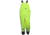 MCR Safety Luminator Hi Vis Lightweight Rain Pants, Poly/PU, High Bib Pocket and Full Elastic Suspenders, ANSI 107 Class E, Fluorescent Lime, L, 508SBPL