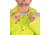 MCR Safety Luminator Hi Vis Long Waterproof Raincoat with Silver Reflective Stripes, .40mm PU/Cotton Poly, Blend Stretch, ANSI 107 Type R Class 3, Fluorescent Lime, XL, 518CXL